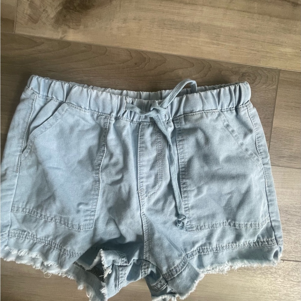 Boutique Womens Light Blue Denim Shorts Size L